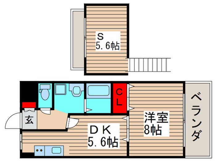 ルーラル八番館の物件間取画像