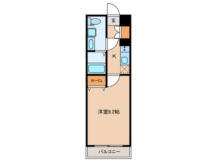 ヴォーガコルテ目白台(406)の物件間取画像