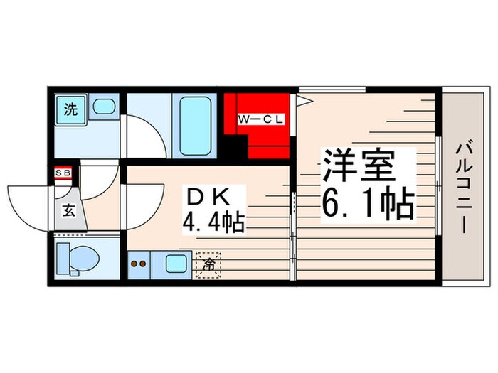 ジェイテラス船堀の物件間取画像