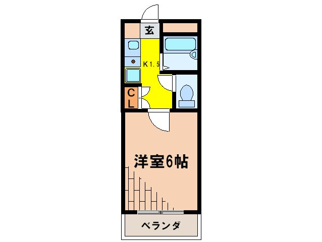 エクセレント片倉の物件間取画像