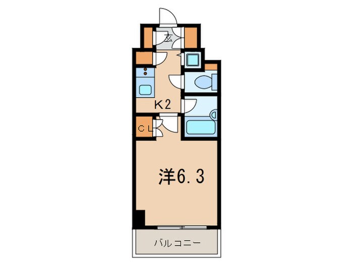 パレステュディオ南麻布(1103)の物件間取画像