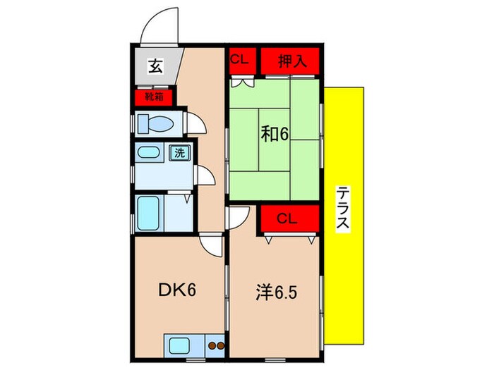 ブルージェの物件間取画像