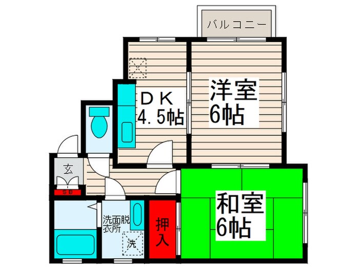 ドミール西新井の物件間取画像