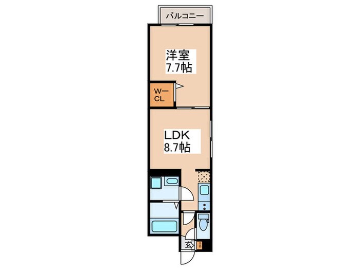 アヴァンスお花茶屋の物件間取画像