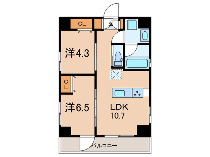 リバーレ日本橋三越前の物件間取画像