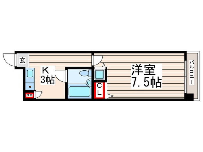 グランシャルム葛西の物件間取画像
