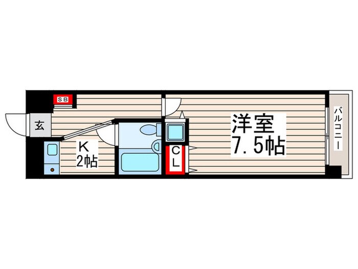 グランシャルム葛西の物件間取画像