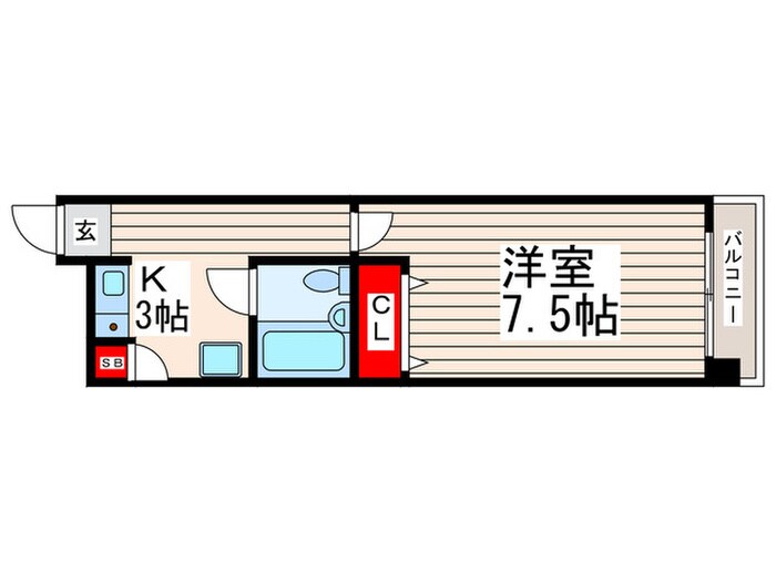 グランシャルム葛西の物件間取画像