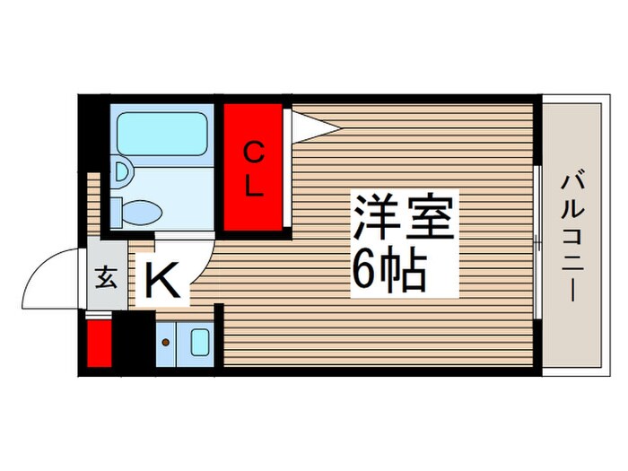 シティクレスト壱番館の物件間取画像