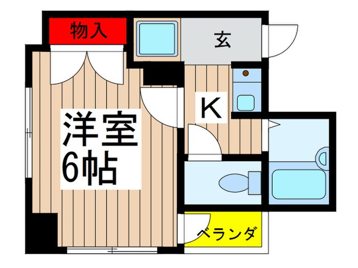 スクエア本八幡の物件間取画像