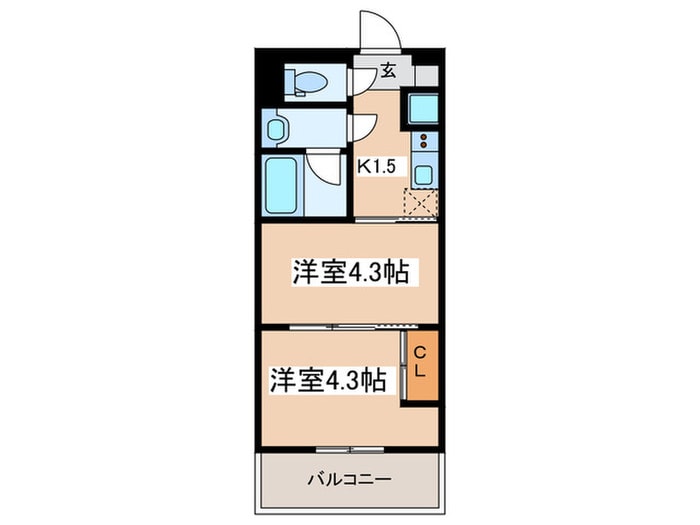 物件間取画像