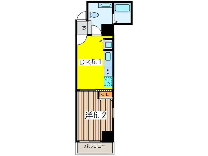 レジディア日本橋人形町の物件間取画像