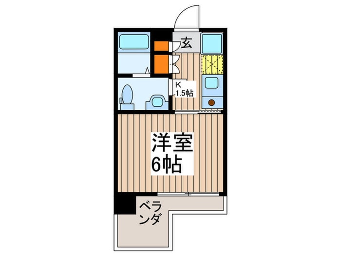 スタジオスクエア住吉の物件間取画像