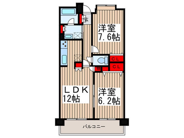 グランビューヒルズの物件間取画像