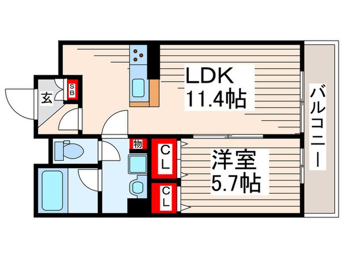 プローシュの物件間取画像
