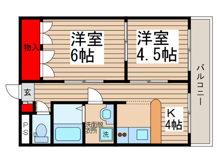 サンライズマンションの物件間取画像