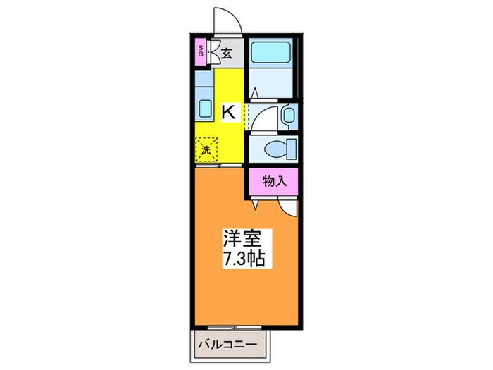 バースプレイスの物件間取画像