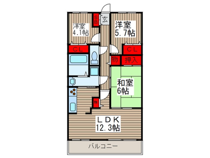 マ・メゾン寿の物件間取画像