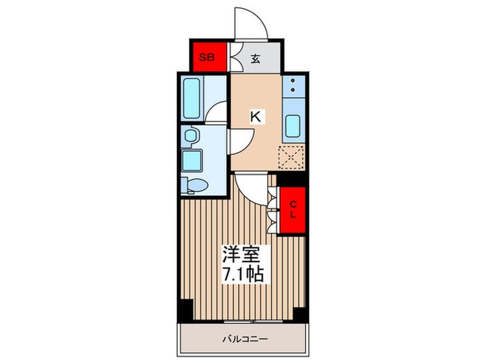 セジョリ墨田EASTⅡの物件間取画像