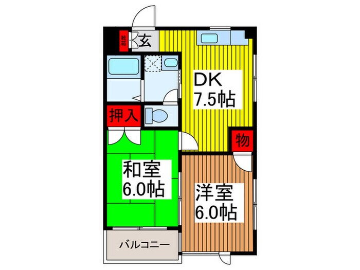 プレミール原山の物件間取画像