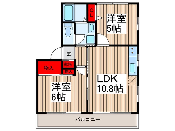 ア－バンプレステ－ジ弐番館の物件間取画像
