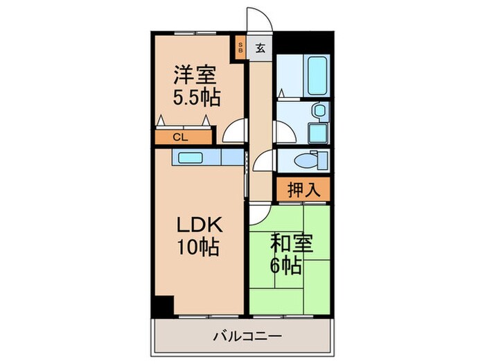 物件間取画像