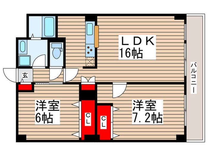 ヴィエントの物件間取画像