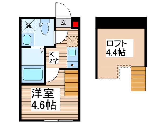 クレスト小岩の物件間取画像