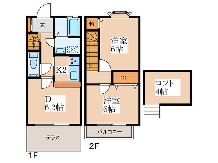シルベリアンⅡの物件間取画像