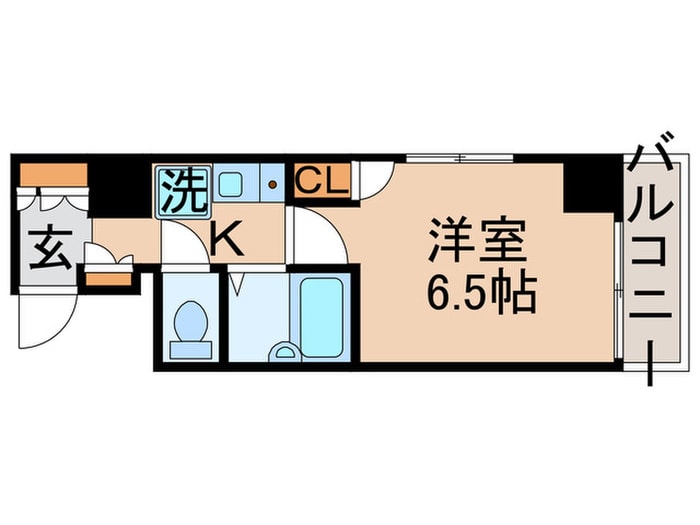 ﾌﾟﾚｰﾙ月島RIVAGE(1104)の物件間取画像