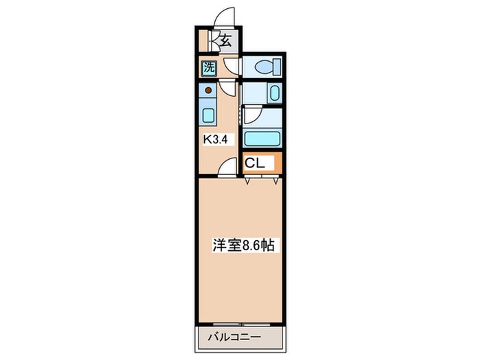 コモンウェルスの物件間取画像