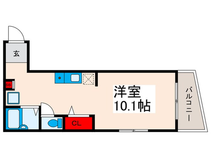 ブロッサムテラス町屋の物件間取画像