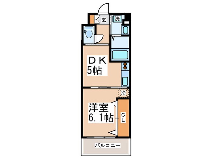 レシェンテ茅ケ崎の物件間取画像