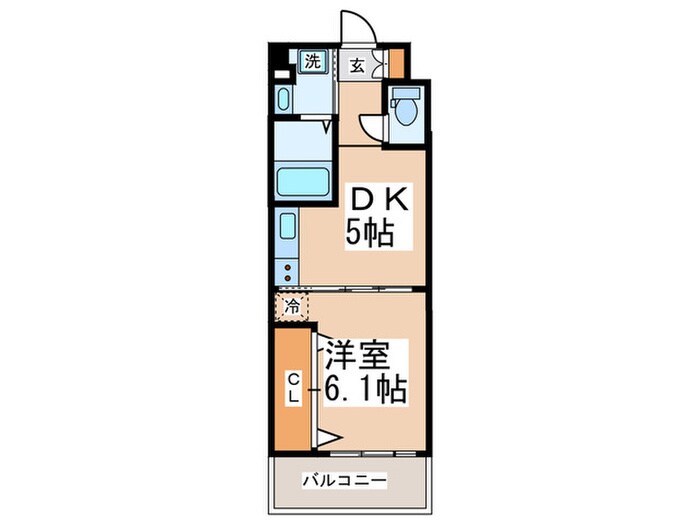 レシェンテ茅ケ崎の物件間取画像