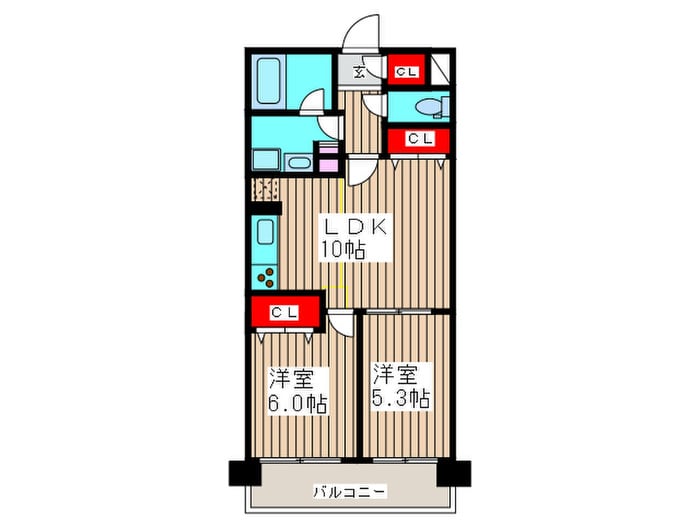 パ－クアクシス滝野川の物件間取画像