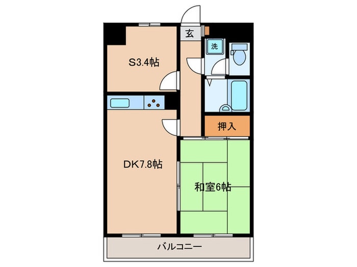 クリオ鴨居壱番館（305）の物件間取画像