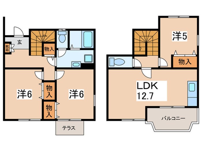 フォルム弐番館の物件間取画像