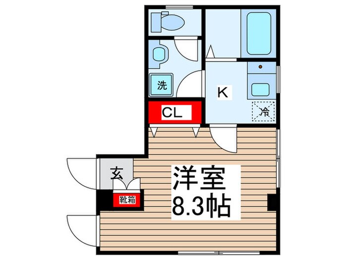 クレアーレハセガワの物件間取画像