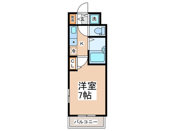 シャン・ド・フル－ル菊名の物件間取画像