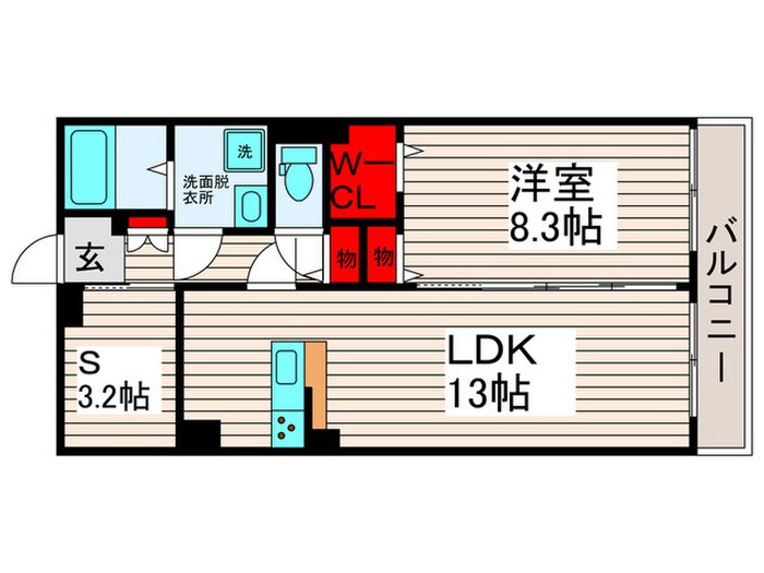 ヴィラ西新井の物件間取画像