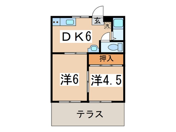 ハイムケイの物件間取画像