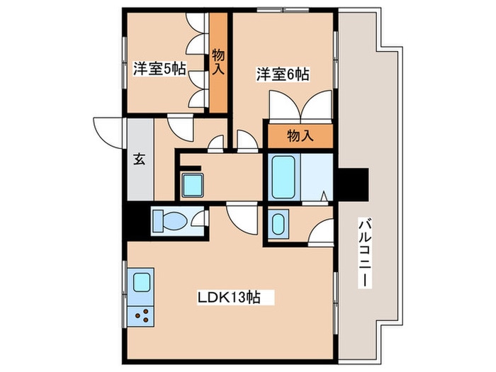 フルセイル橋本Ⅲの物件間取画像