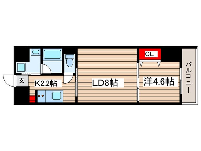 アルファレガロ亀戸の物件間取画像