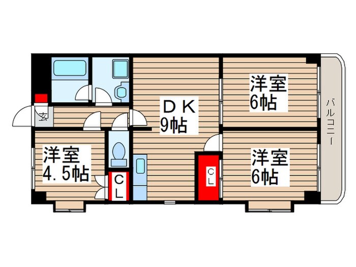 フェアリ－コ－トの物件間取画像