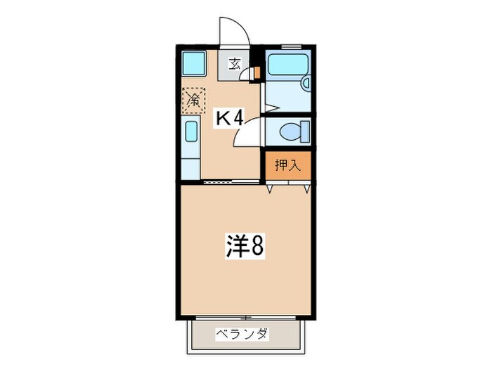 ラルクアンシエルＢの物件間取画像