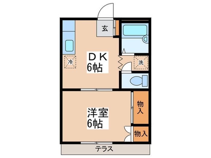 ハイツ麹町の物件間取画像