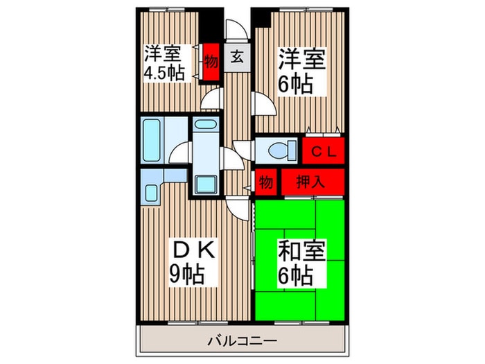 パークヒル大宮の物件間取画像