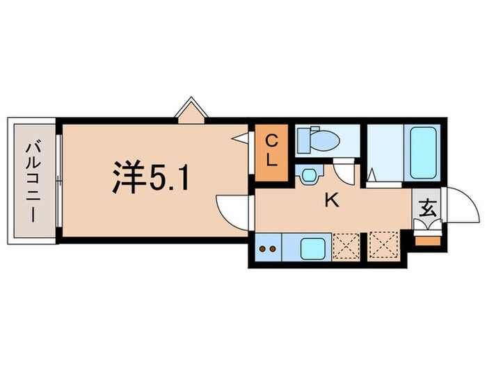 グランクオール小竹向原の物件間取画像