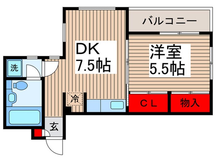 パルクハイムの物件間取画像