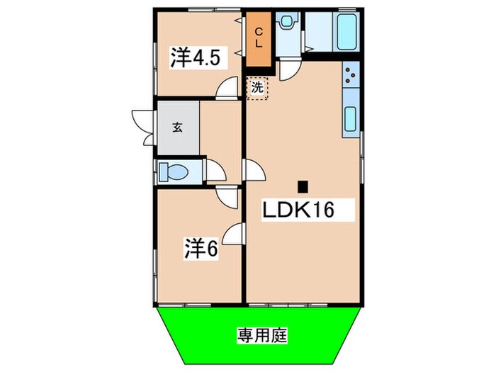 梅山アパ－トの物件間取画像